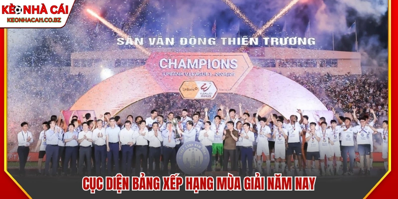 Tình hình bảng xếp hạng của mùa giải hiện tại